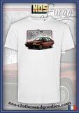 tee shirt Renault Fuego rouge 1984
