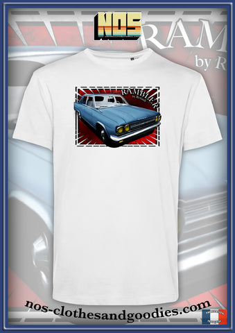 Tee shirt unisex Renault Rambler bleue