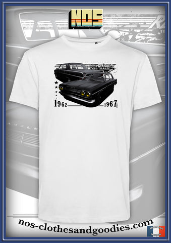 Tee shirt unisex Renault Rambler noire avant/arrière