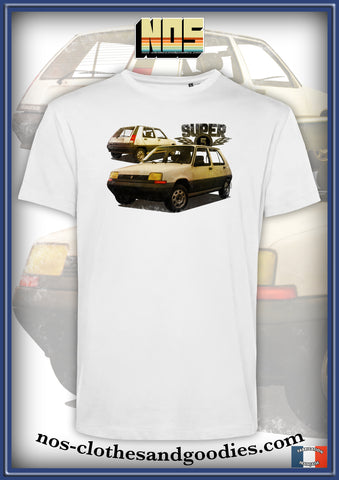 tee shirt Renault super 5 av/ar 1986