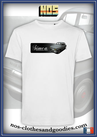 unisex t-shirt Simca rounded elysèe gray 1959