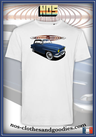 Simca rounded unisex t-shirt large royal blue II