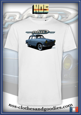 tee shirt unisex Simca aronde P60 bleue 1960