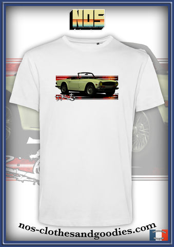 Tee shirt unisex Triumph TR6 jaune