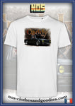 tee shirt unisex VW caddy brown