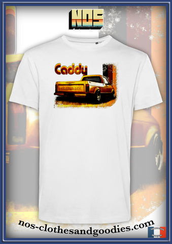 Tee-shirt unisex VW caddy orange '80