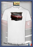 Tee-shirt unisex VW  fastback rouge