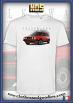 tee shirt unisex VW Golf 2 GTI rouge