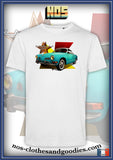 tee shirt unisex VW volkswagen karmann verte
