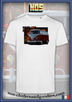 tee shirt unisex VW Combi / van rouge