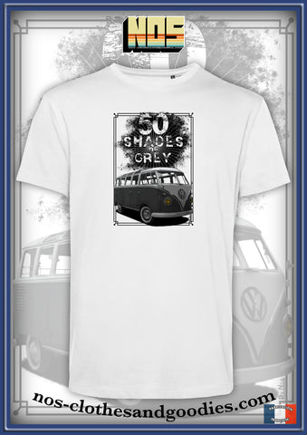 tee shirt unisex VW T1 split 50 shades of grey