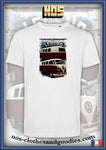 unisex t-shirt VW combi split 1965 front/rear