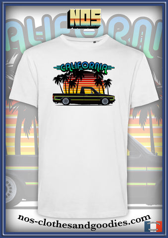 unisex t-shirt VW Caddy Sun Palm Trees California