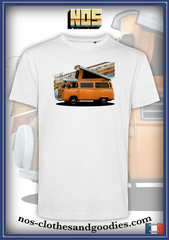 unisex t-shirt VW T2 camper orange