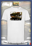 tee shirt unisex VW cox cab 1302 LS avant/ Arrière