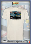 tee shirt unisex Austin mini bleue UK