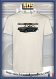BMW E9 3.00CS 1973 gray t-shirt