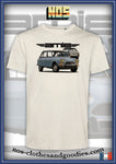 tee shirt unisex citroën Ami 8 bleue 1970