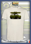 tee shirt unisex Fiat 126 verte