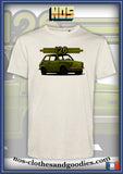 tee shirt unisex Fiat 126 verte