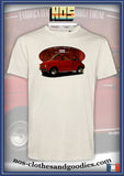fiat 500 red unisex t-shirt