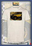 tee shirt unisex Fiat 509 jaune " Gaston"