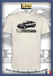 tee shirt unisex Honda CRX MK2 grise