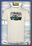 tee shirt unisex Honda S800 verte décapotable