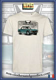 tee shirt unisex Honda S800 verte décapotable