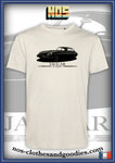 tee shirt unisex jaguar type E 1961 B/W