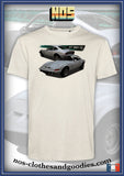 tee shirt unisex Opel GT 1900 blanche av/ar