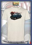 unisex t-shirt Opel Olympia blue 1952