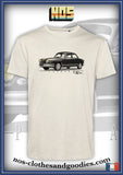 Tee shirt unisex Panhard PL17 noir et blanc