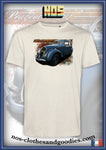unisex t-shirt Peugeot 202 blue
