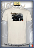 tee shirt unisex Peugeot 202 noire