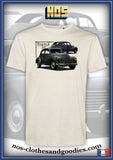 Tee-shirt unisex Peugeot 203 grise 1952 av/ar