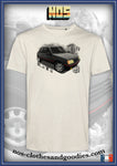 tee shirt unisex Peugeot 205 1.9 GTI noire "avant"