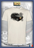 tee shirt unisex Peugeot 205 1.9 GTI noire "avant"