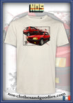 tee shirt unisex Peugeot 205 GTI Rouge