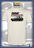 tee shirt unisex Peugeot 205 GT marron