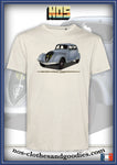 tee shirt unisex Peugeot 402 grise