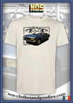 tee shirt unisex Peugeot 504 cabriolet 1974