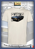tee shirt unisex Peugeot 504 cabriolet 1974