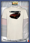 tee shirt unisex Peugeot 504 coupé rouge 1983