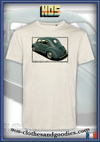 tee shirt unisex Renault 4cv verte arrière