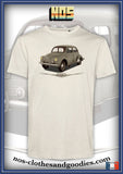 tee shirt unisex Renault 4cv beige