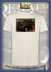 tee shirt unisex Renault 4cv red purple