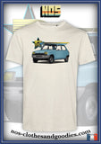 tee shirt Renault 5 L bleu 1974
