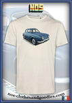 Tee-shirt unisex Renault Dauphine bleue