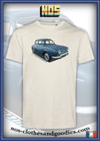 Tee-shirt unisex Renault Dauphine bleue